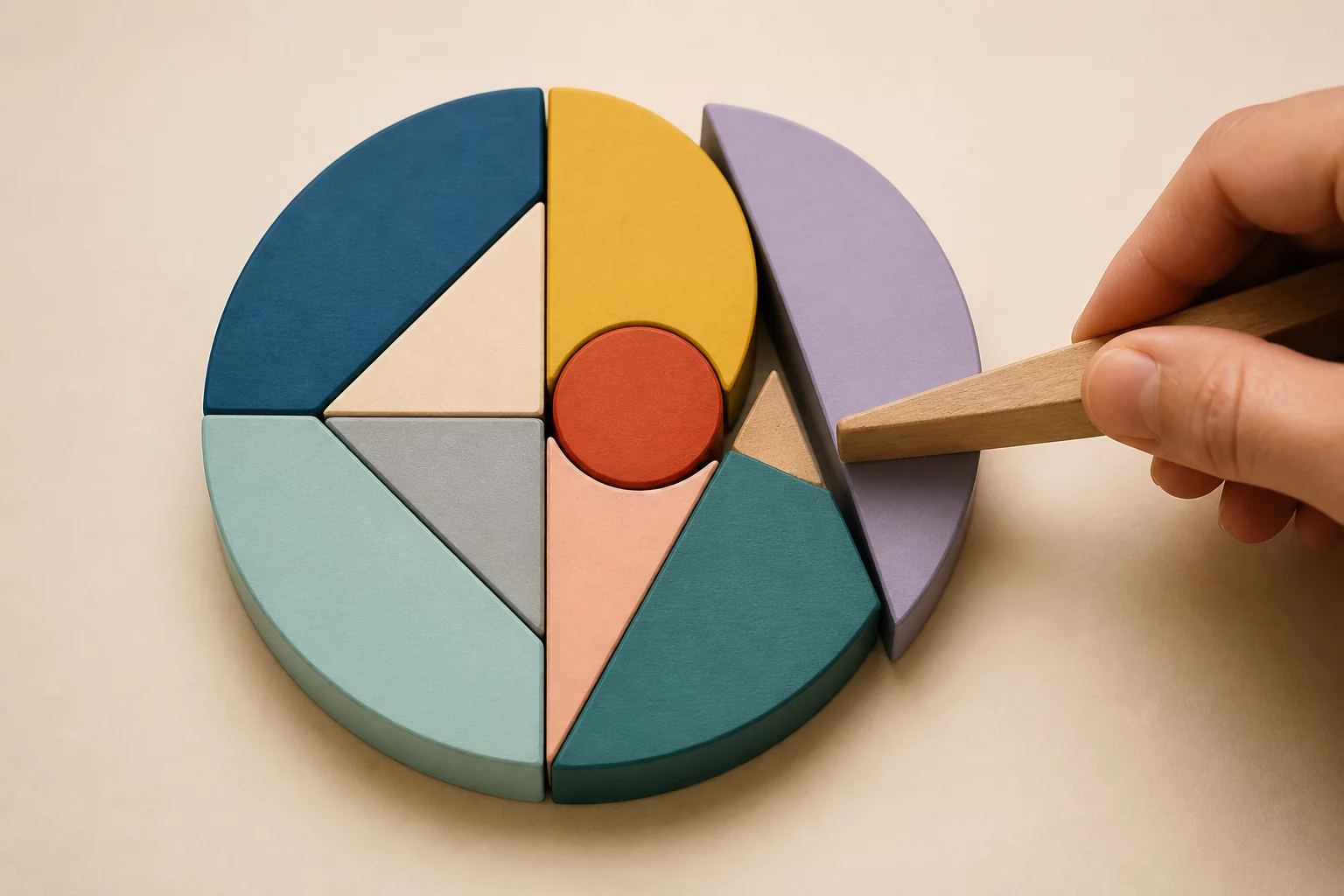 Conceptual data segmentation visual